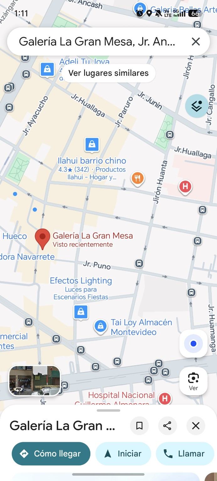 Mapa de referencia del Centro de Lima